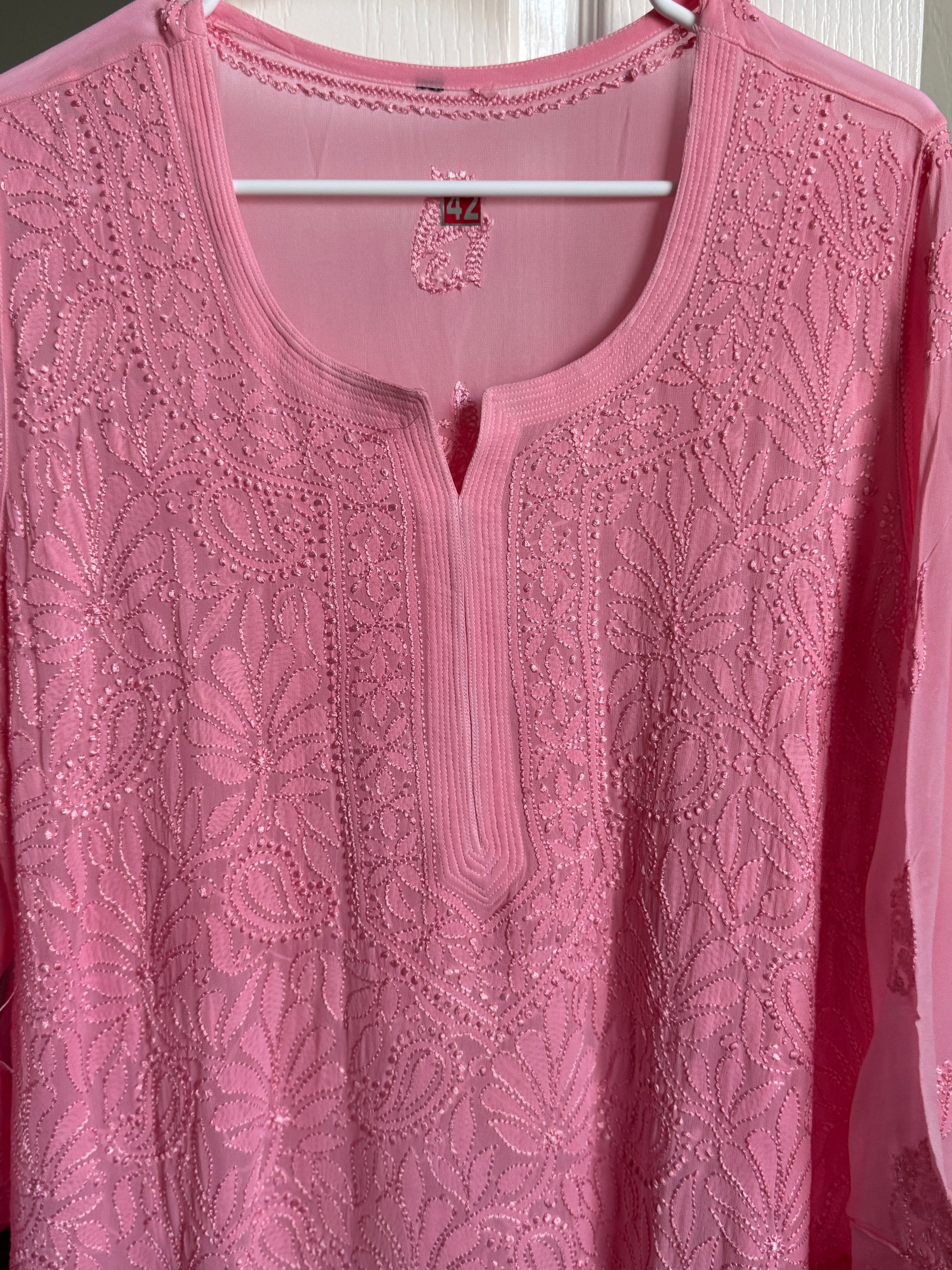 Viscose Chikankari Kurti with Shameez