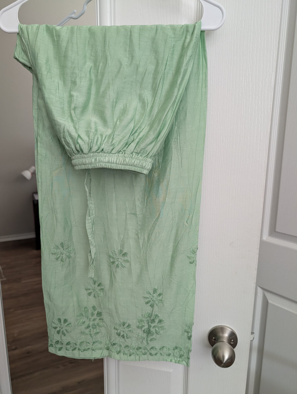 Chikankari Chanderi Set