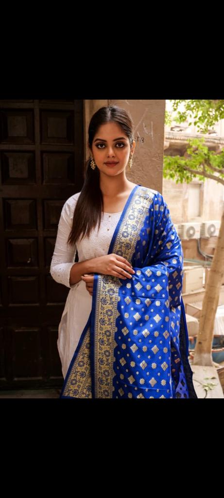 Semi Katan Banaras Duppattas (Pre-order)