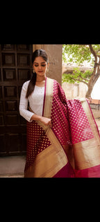 Semi Katan Banaras Duppattas (Pre-order)