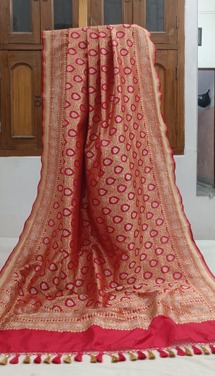 Heavy Banaras Khadi Georgette Duppatta (Pre-order)