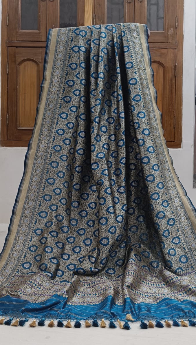 Heavy Banaras Khadi Georgette Duppatta (Pre-order)