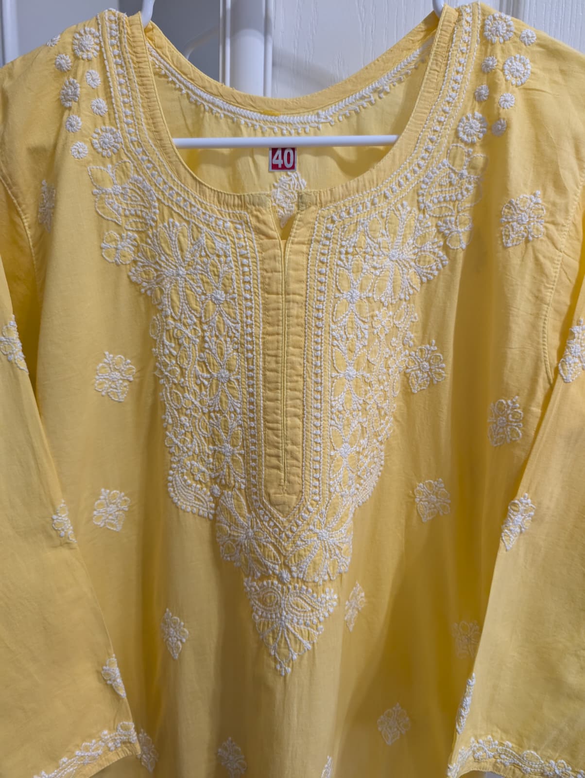 Cotton Kashmiri Gala Kurti