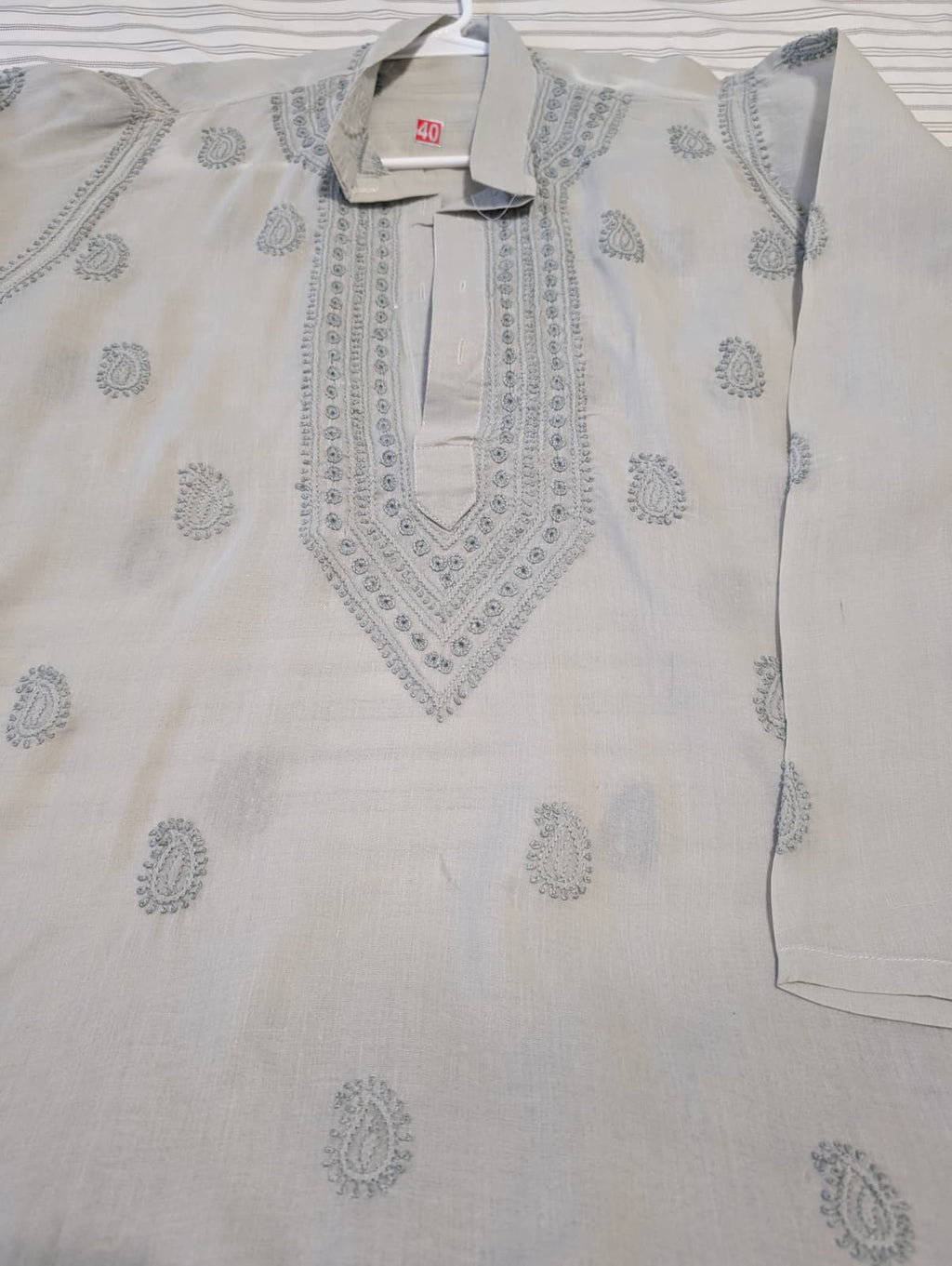 Cotton Gents Chikankari Kurta