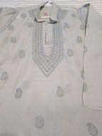 Cotton Gents Chikankari Kurta