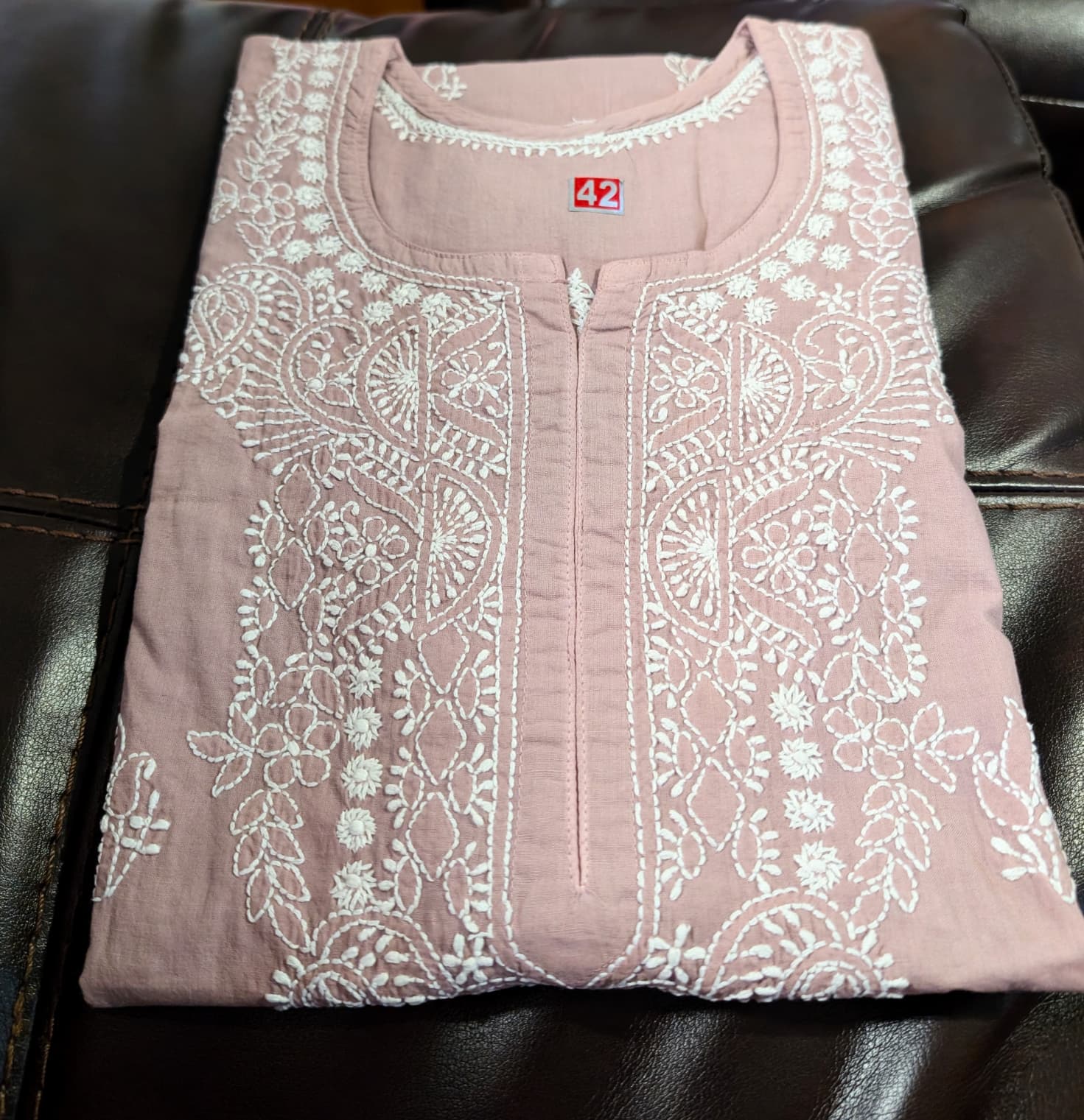 Cotton Kashmiri Gala Kurti