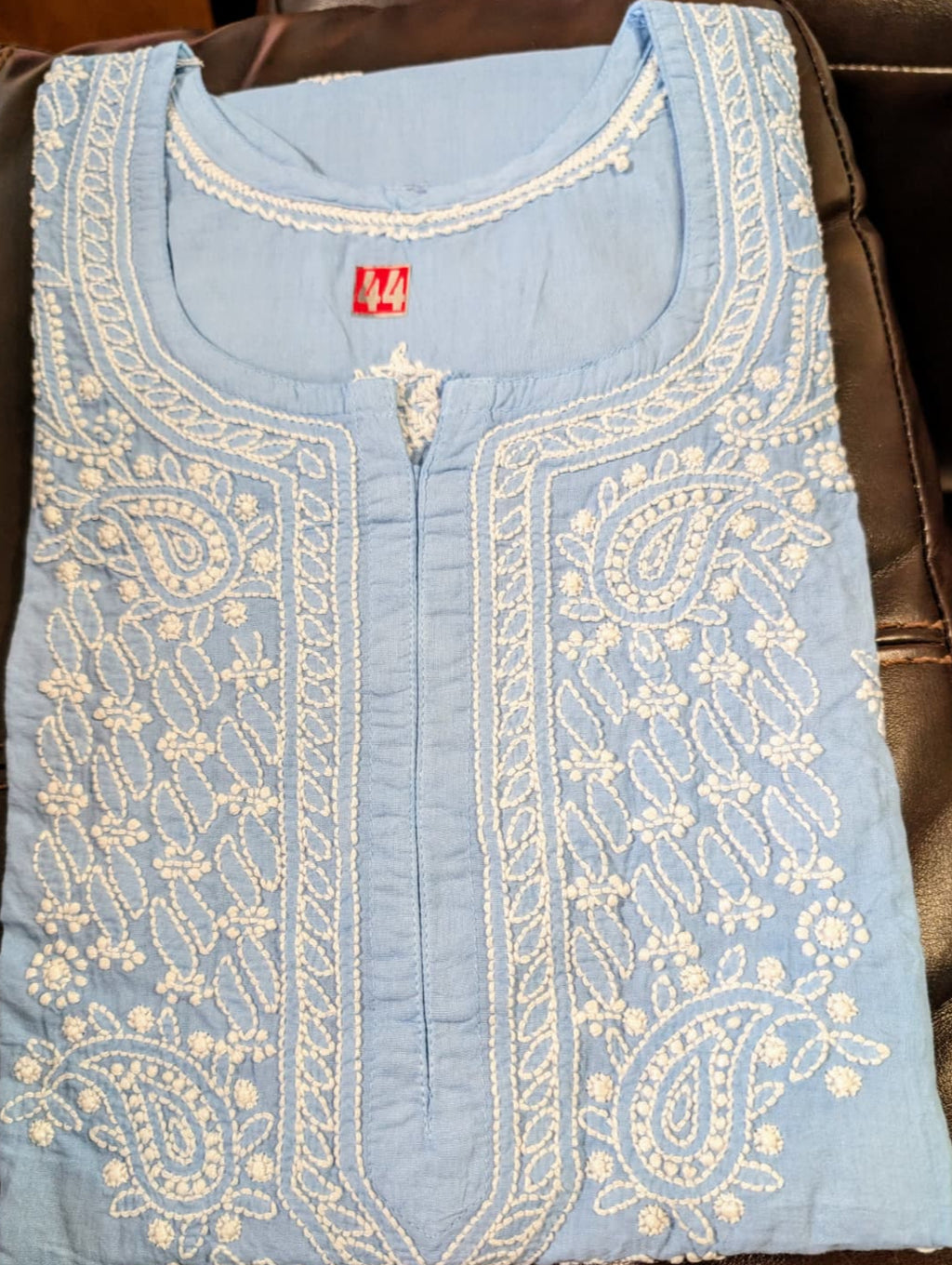 Cotton Kashmiri Gala Kurti