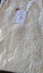 Chanderi Chikankari Kurti