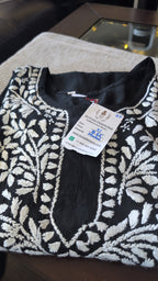 Modal Chikankari Short Top XL