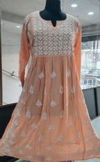 Aline Modal Chikankari Kurti