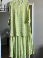 Viscose Chikankari Kurti With Matching Skirt
