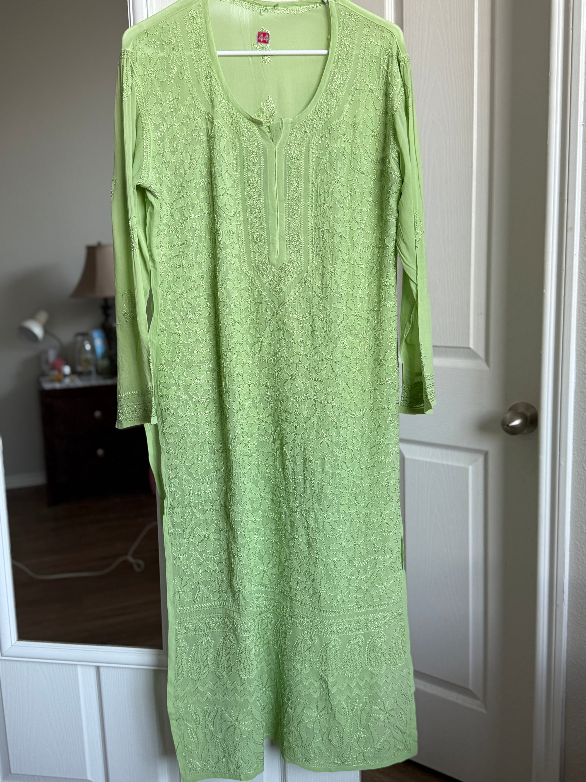 Viscose Chikankari Kurti with Shameez