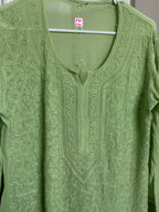 Viscose Chikankari Kurti with Shameez