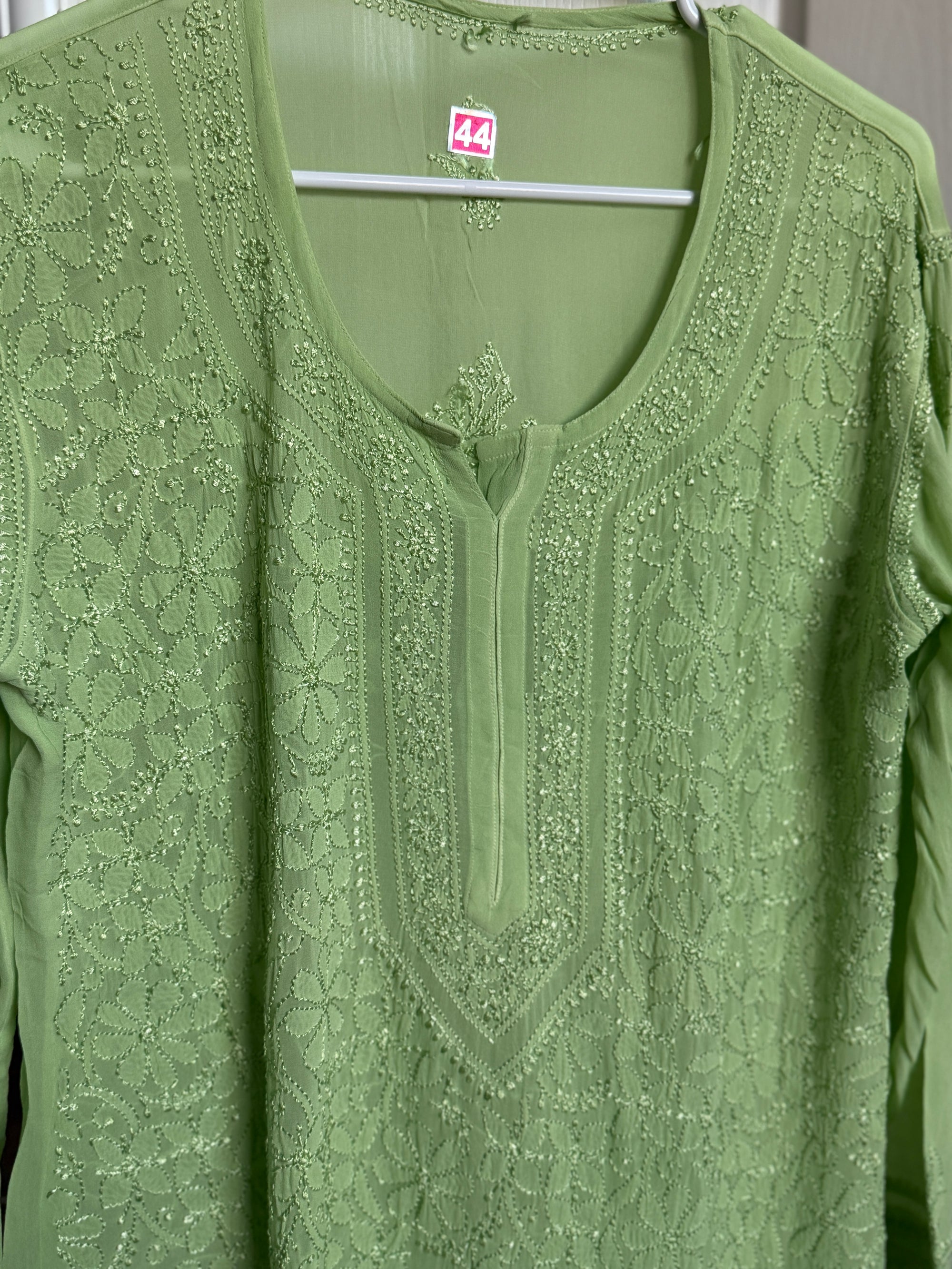 Viscose Chikankari Kurti with Shameez