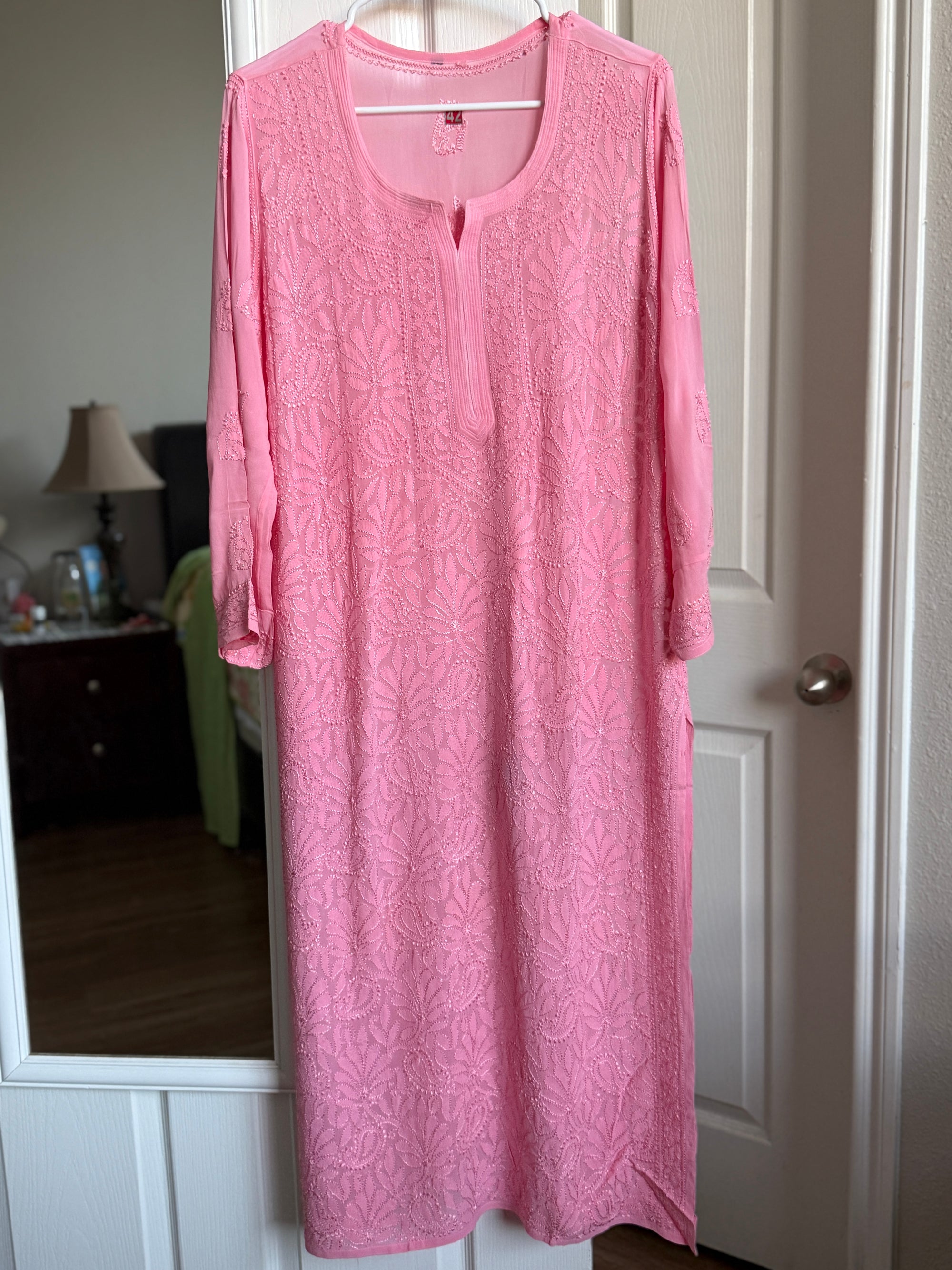 Viscose Chikankari Kurti with Shameez