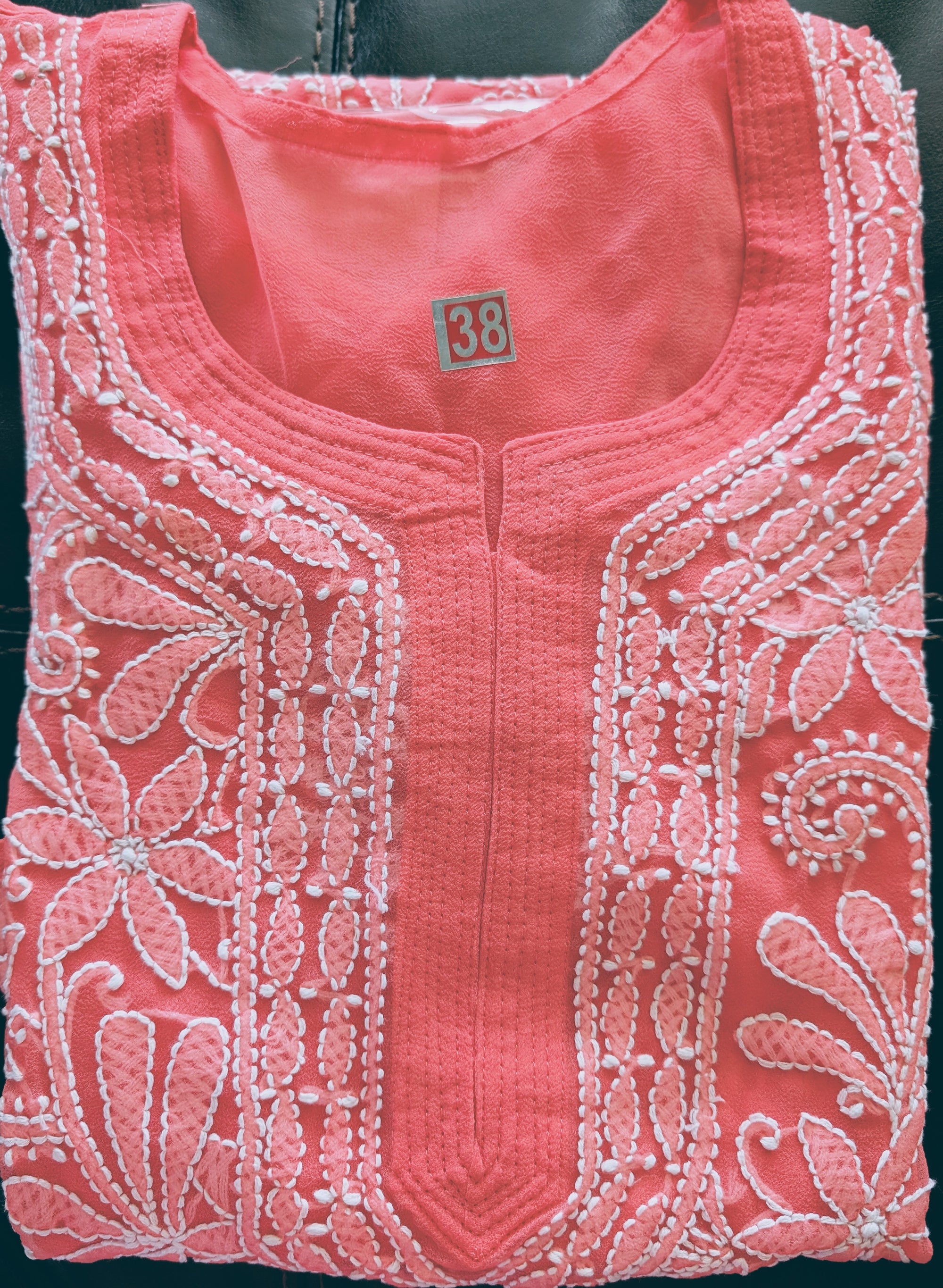 Georgette Chikankari Kurti with Shameez
