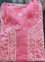 Georgette Chikankari Kurti with Shameez