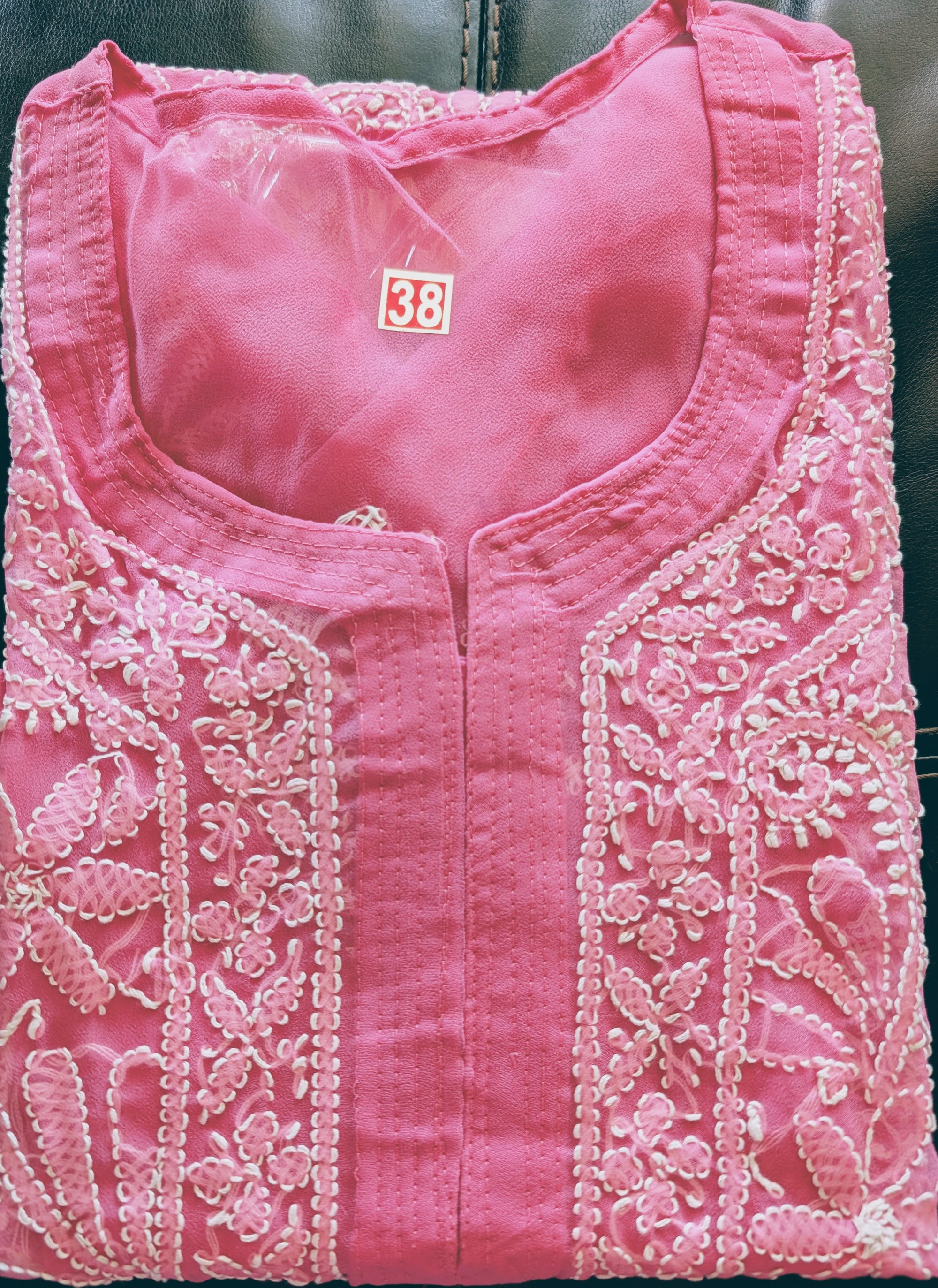 Georgette Chikankari Kurti with Shameez