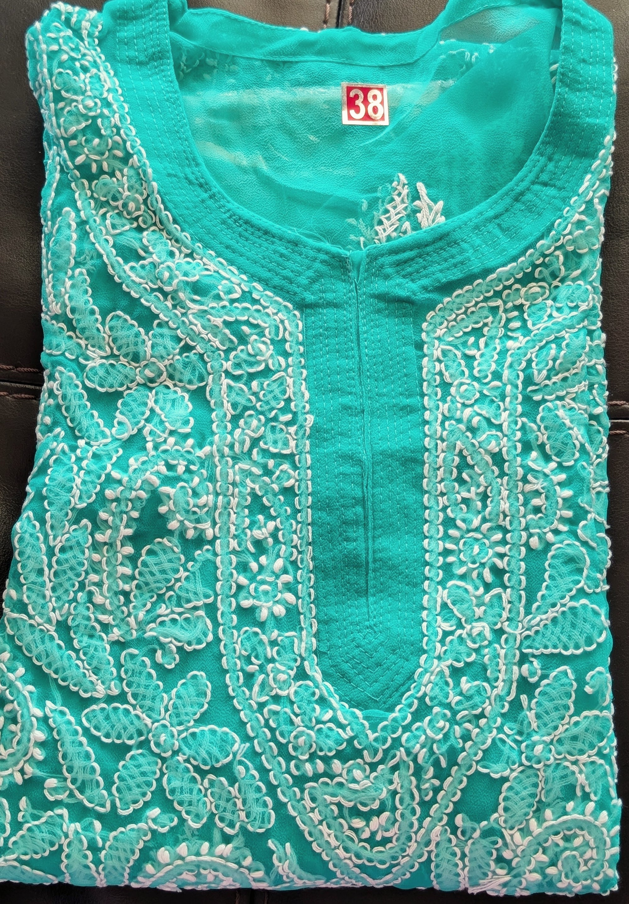 Georgette Chikankari Kurti with Shameez