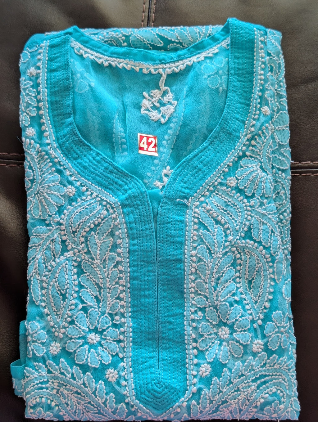 Georgette Chikankari Kurti with Shameez