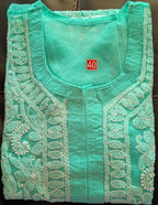 Georgette Chikankari Kurti with Shameez