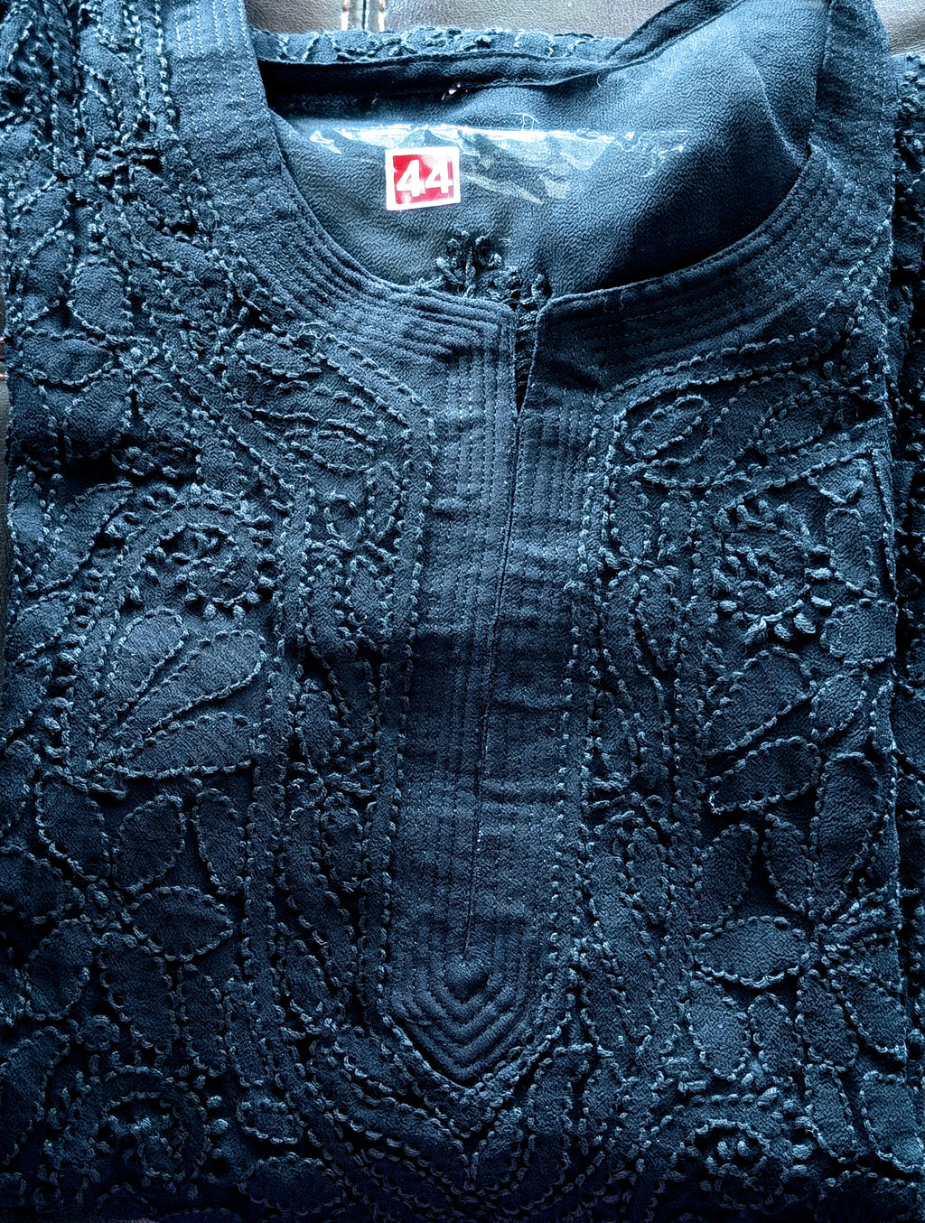 Georgette  jaal Chikankari Kurti with Shameez