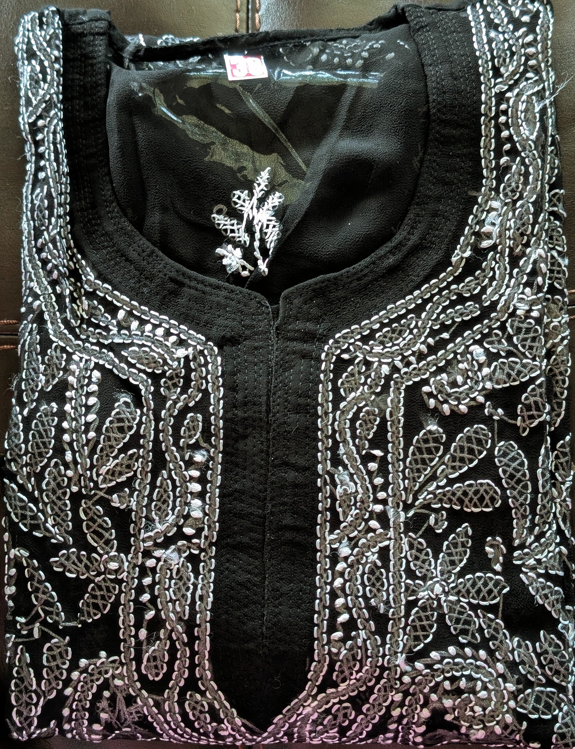 Beautiful Georgette Chikankari Kurti with Shameez