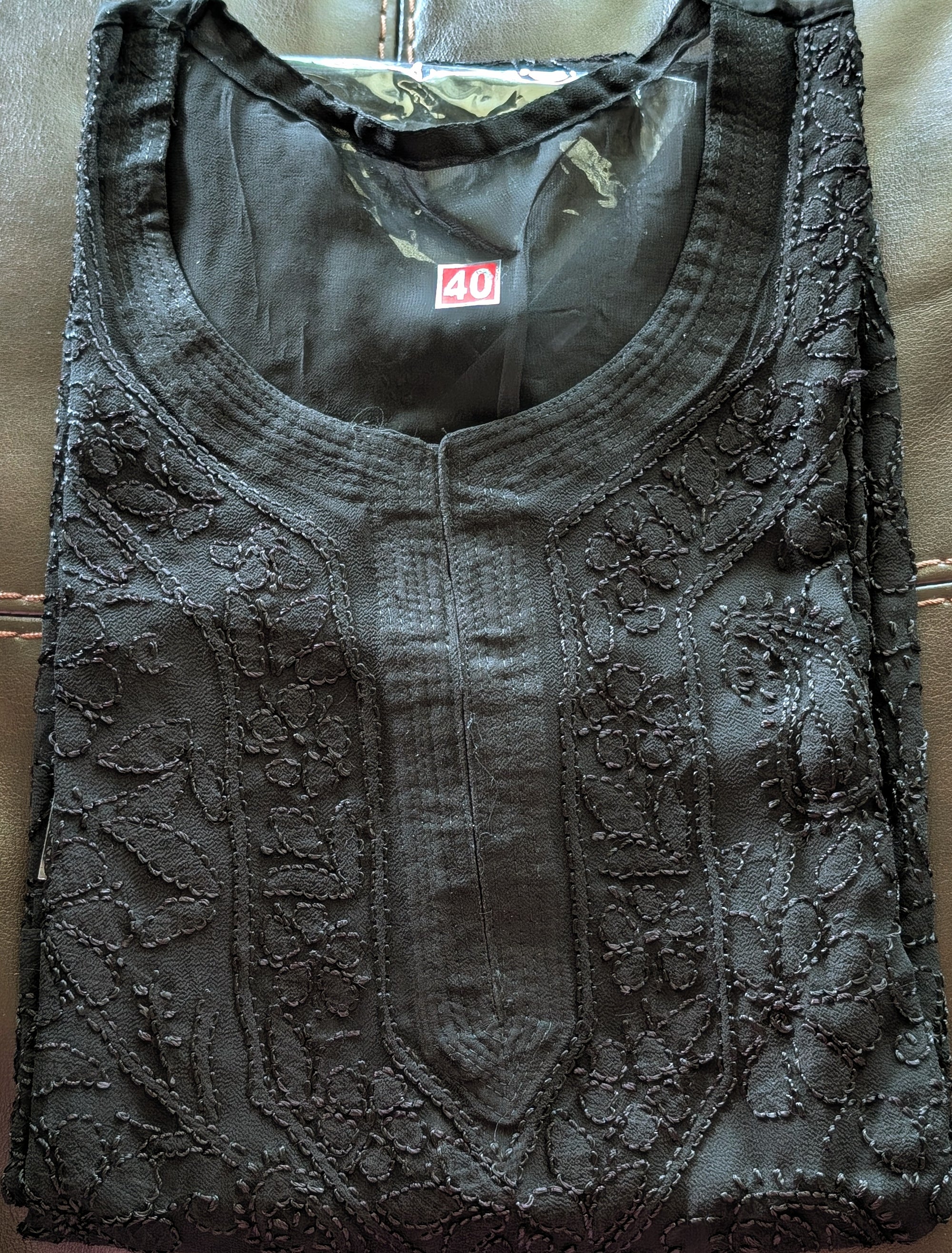 Beautiful Georgette Chikankari Kurti with Shameez