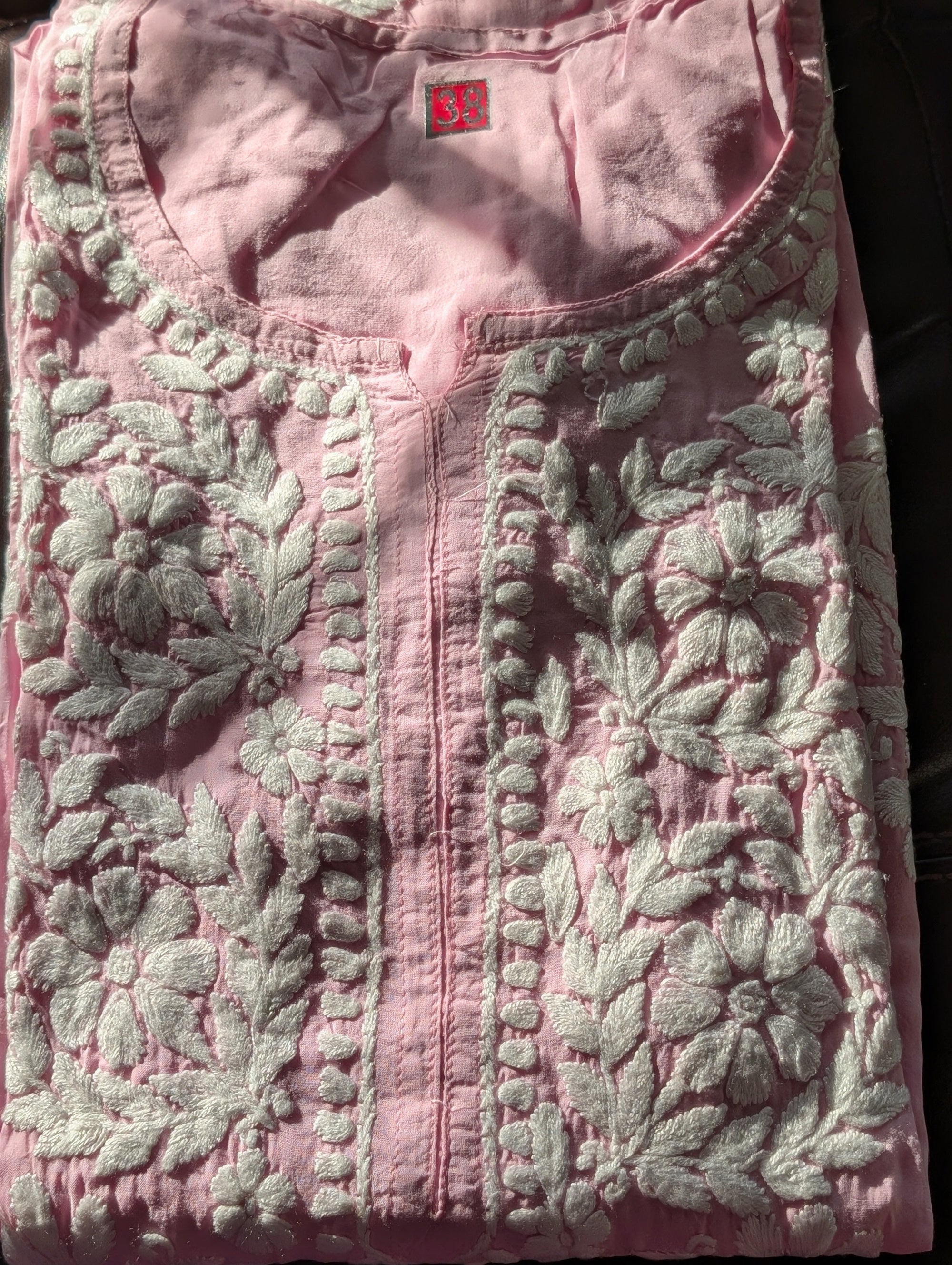 Modal Chikankari Long Kurtis in Vibrant Colors