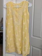 Sleeveless Chanderi Short Kurti 10-12years