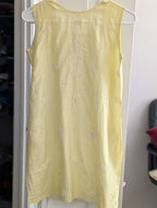 Sleeveless Chanderi Short Kurti S