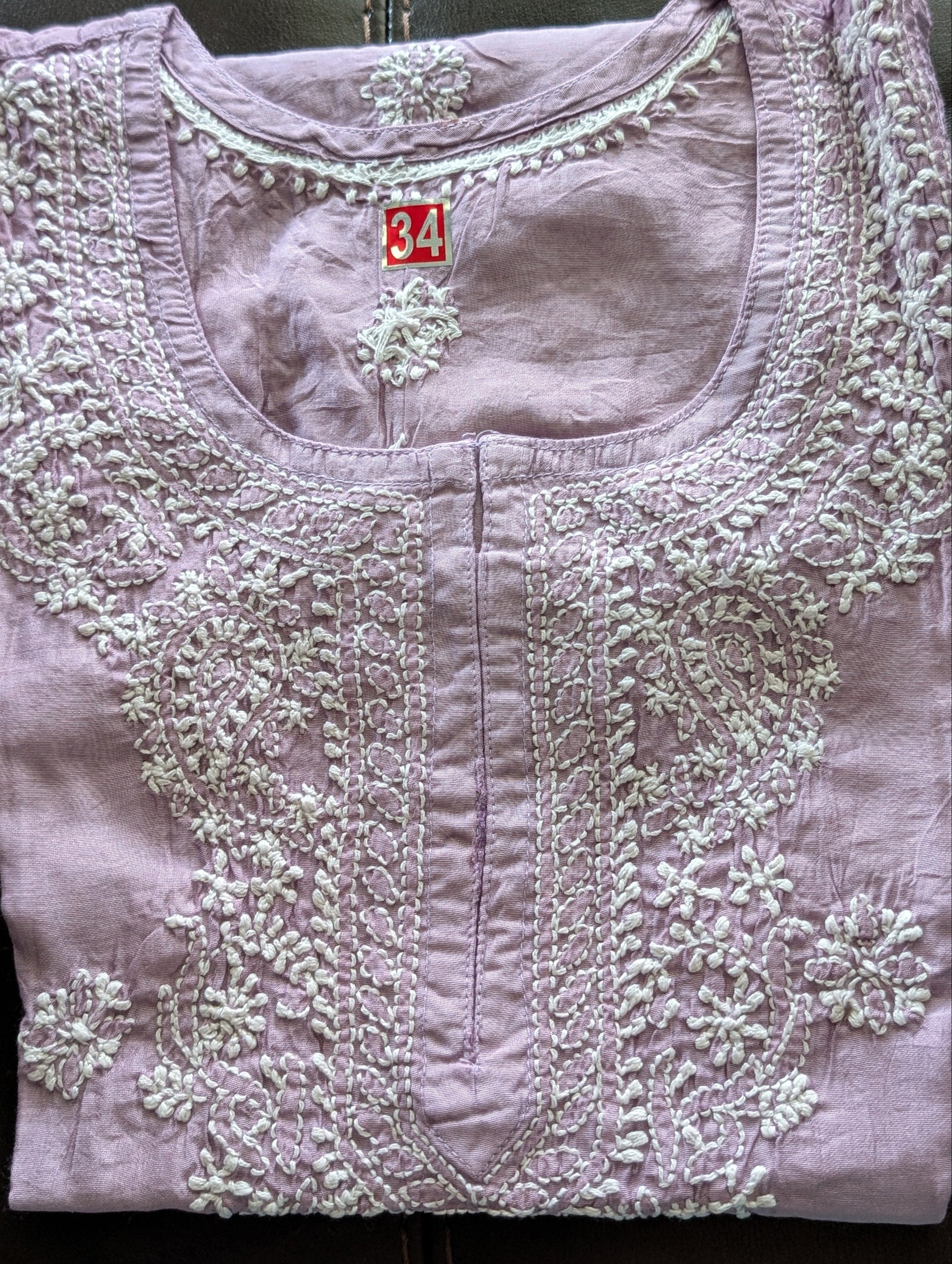 Sleeveless Chanderi Short Top XXS