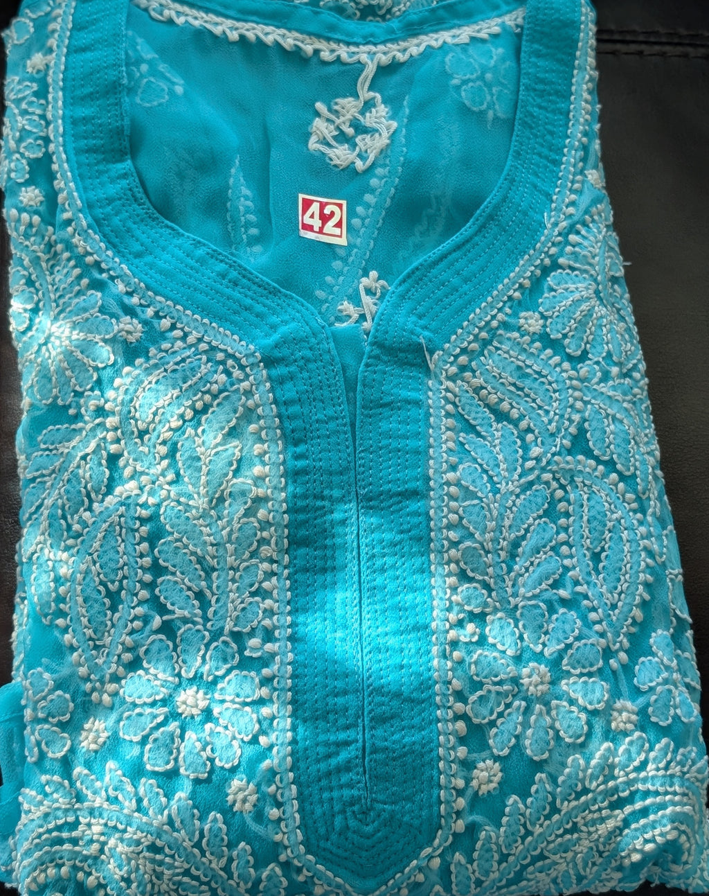 Georgette Chikankari Kurti with Shameez