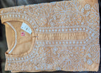 Chanderi Chikankari Kurti