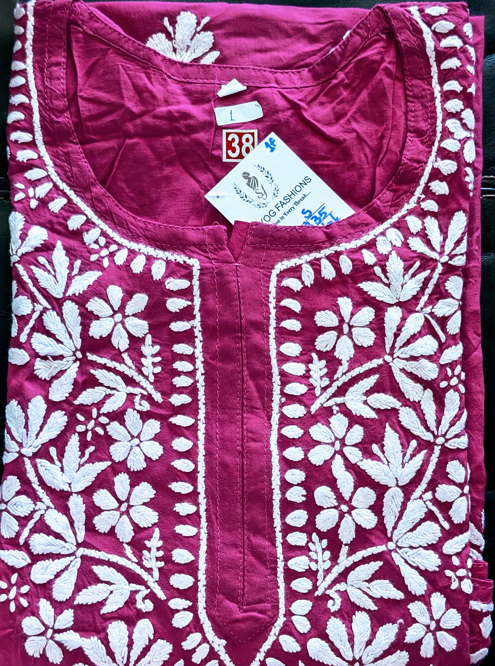 Modal Chikankari Long Kurtis in Vibrant Colors