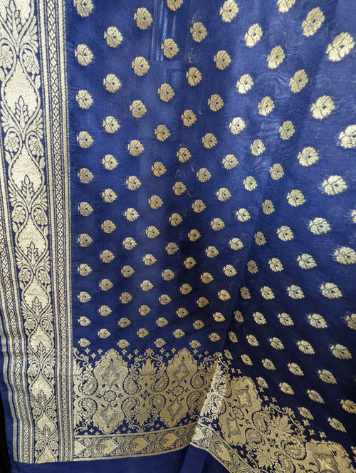 Banarasi semi katan duppattas