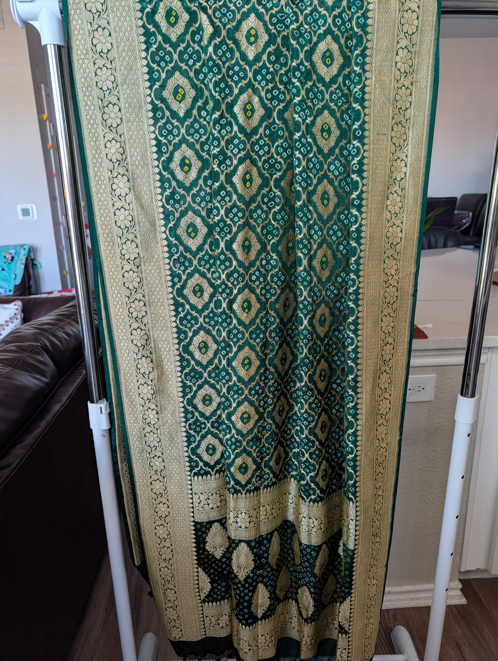 Pure Georgette Bandhni duppattas