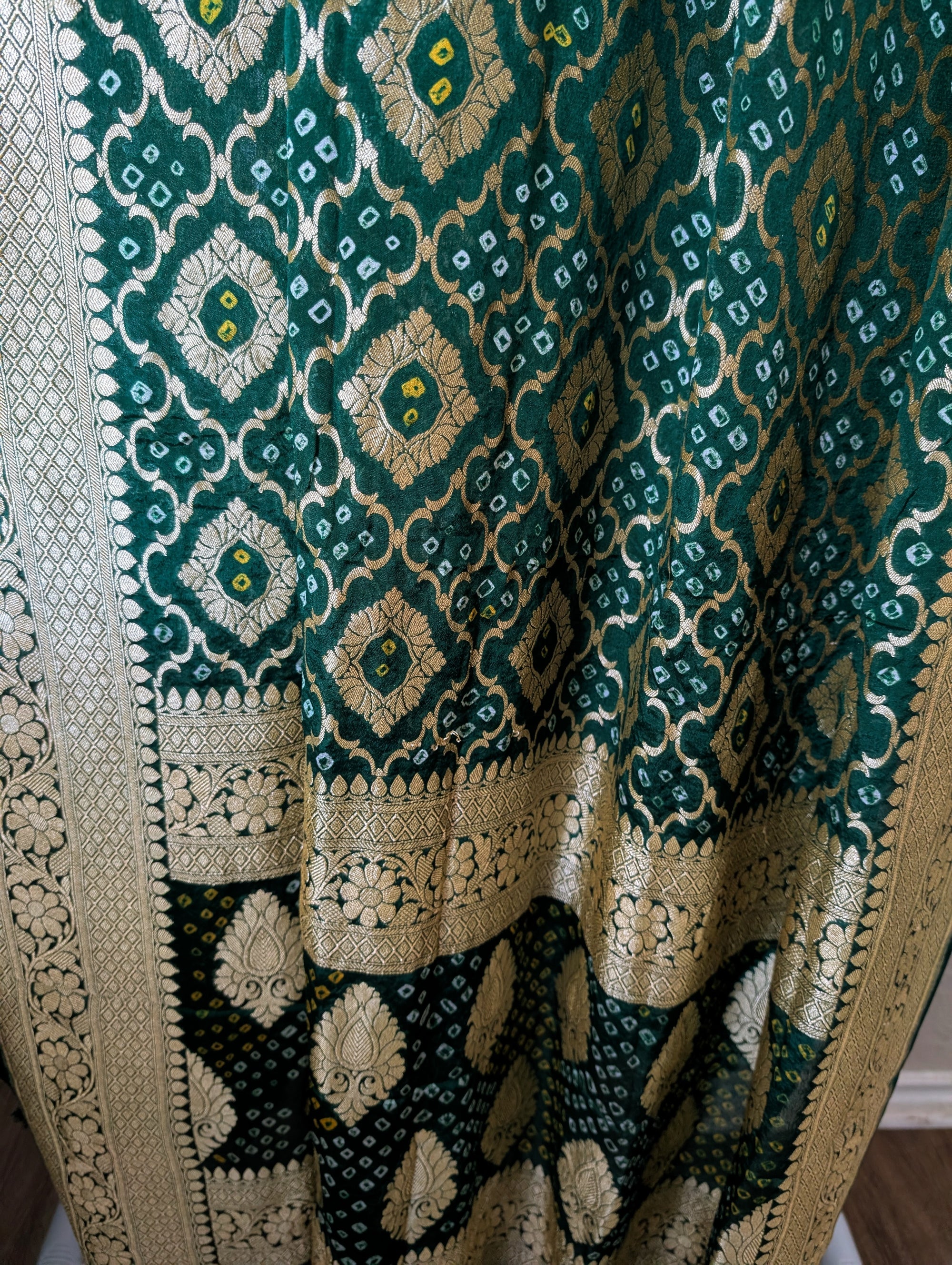 Pure Georgette Bandhni duppattas