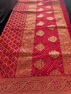 Pure Georgette Bandhni duppattas