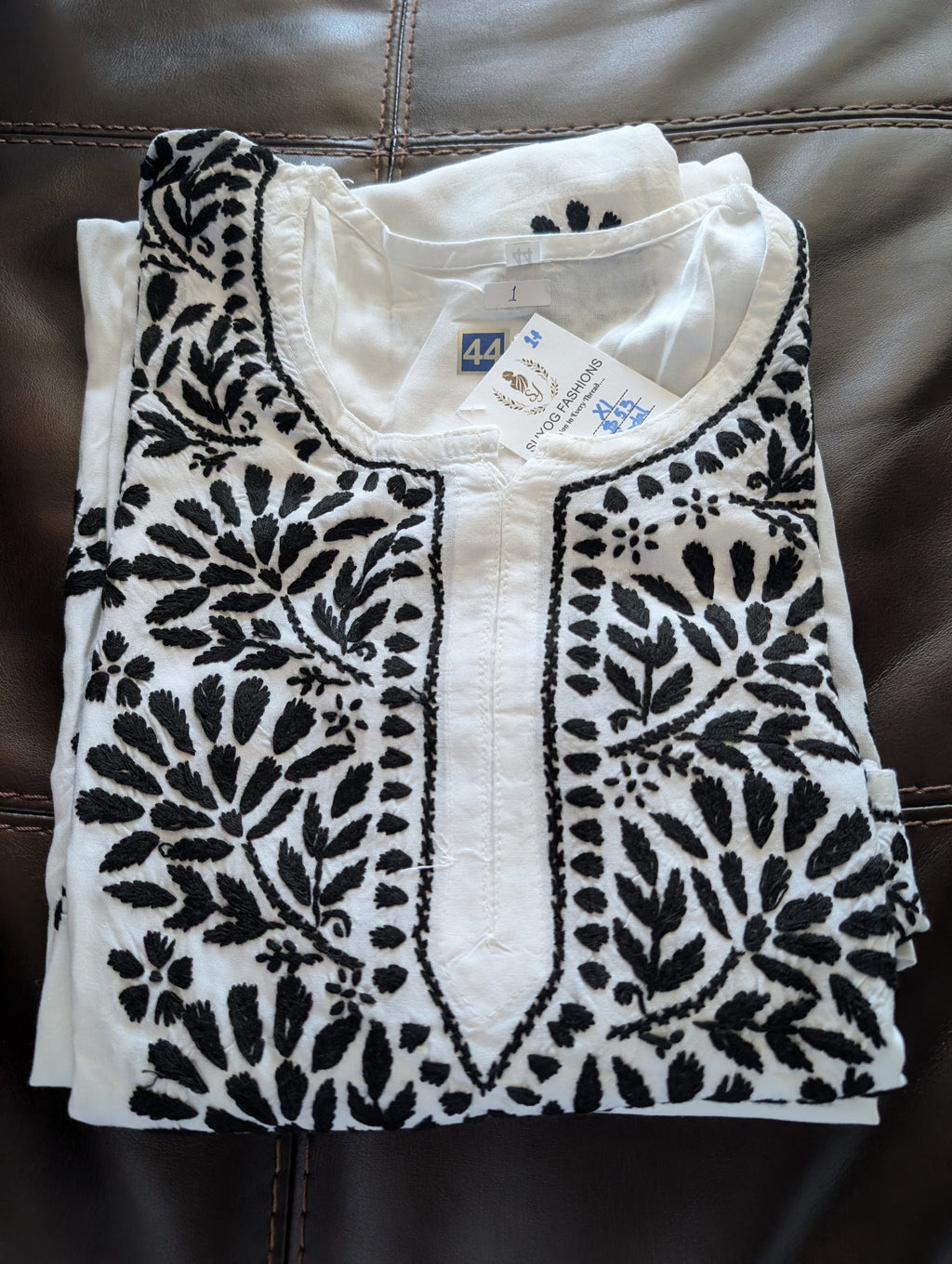 Rayon Chikankari Kurti with Palazzo