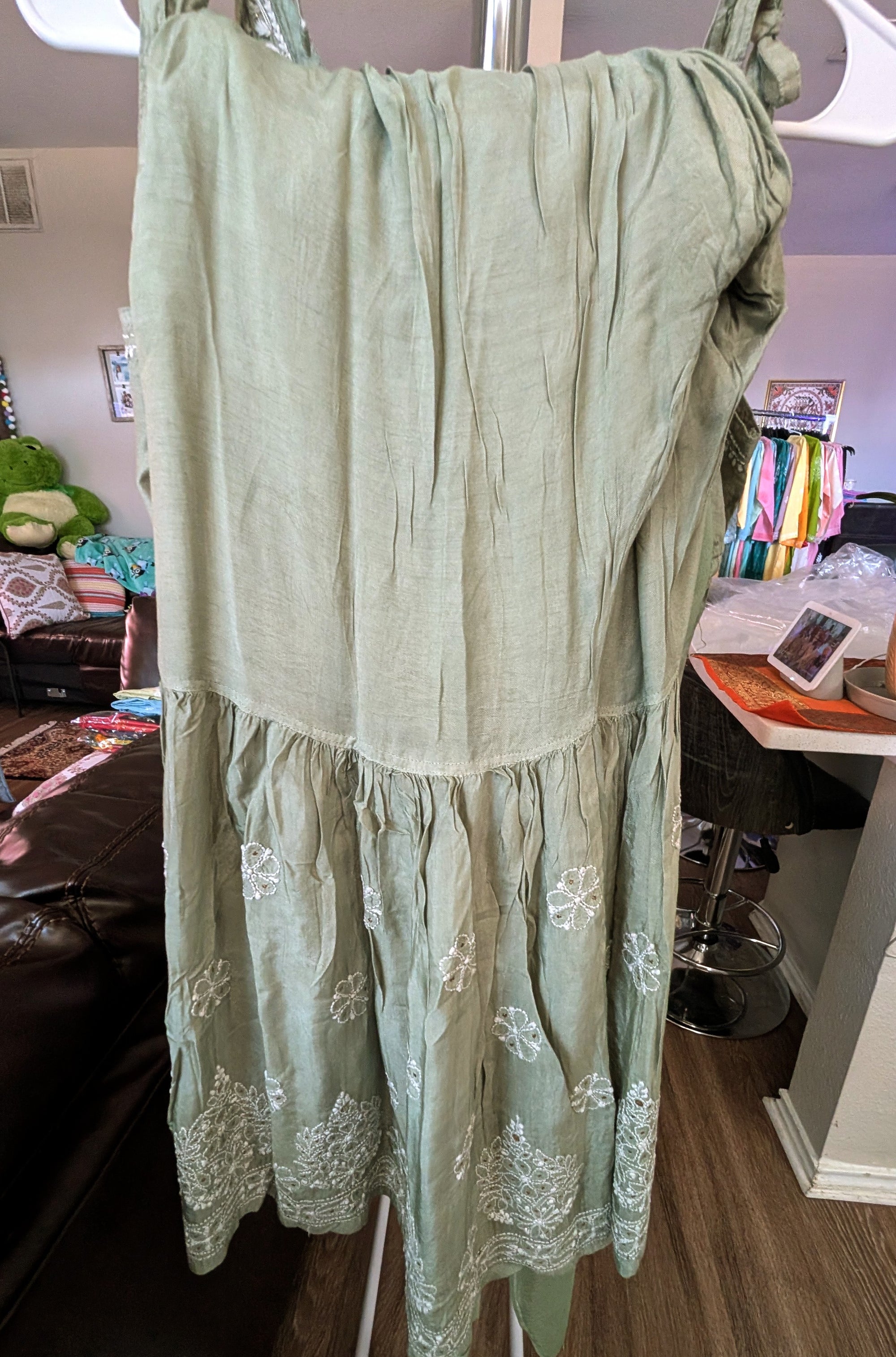 Chanderi Chikankari Sharara and Dupatta Set