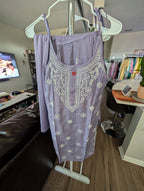 Chanderi Chikankari Sharara and Dupatta Set