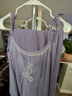 Chanderi Chikankari Sharara and Dupatta Set