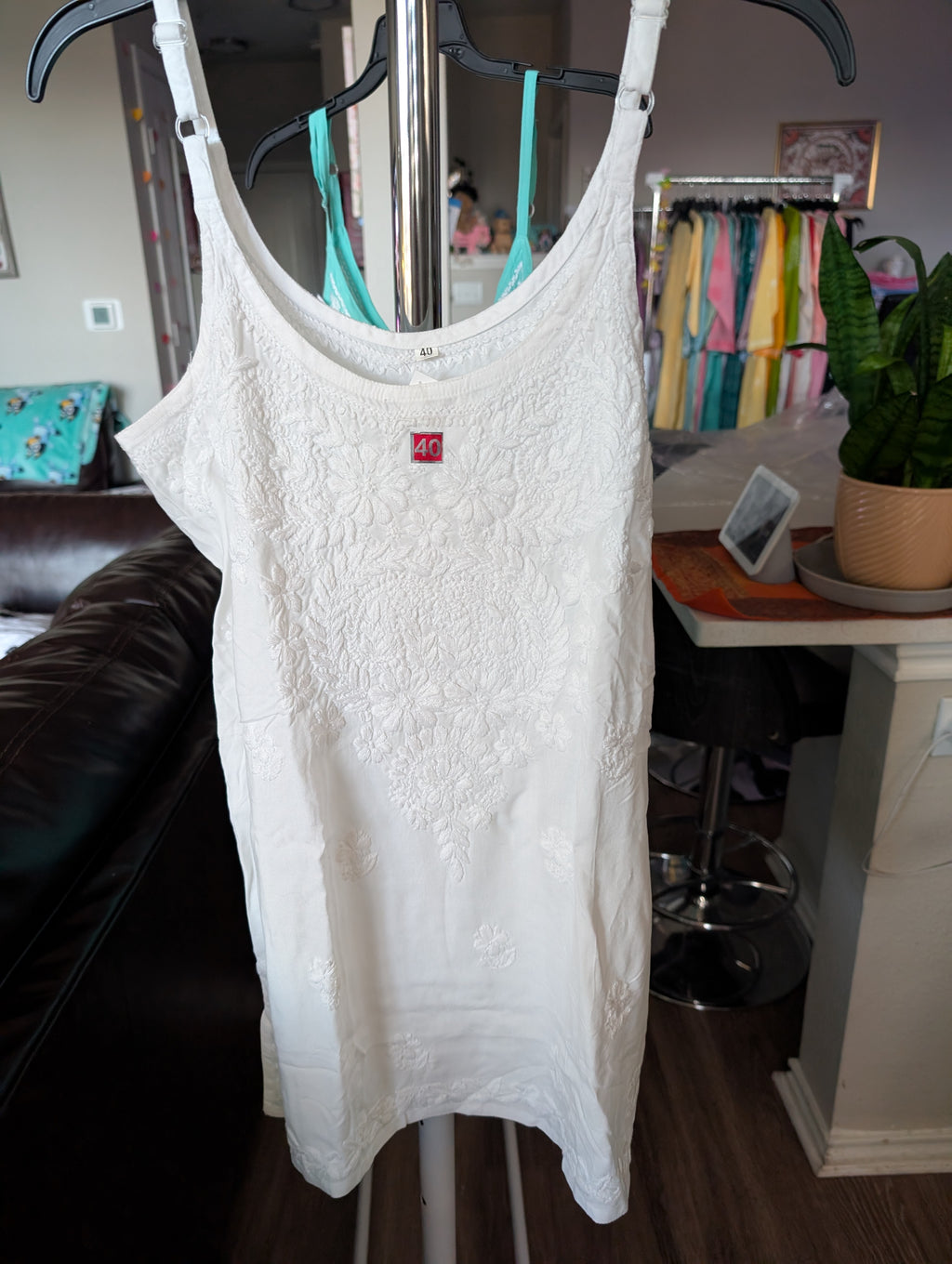 Spaghetti Cotton Short Top