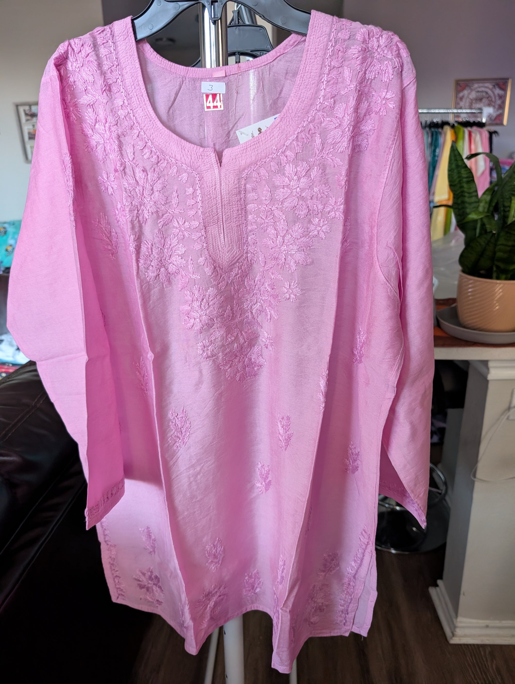 Chanderi Short Top Full Sleeves