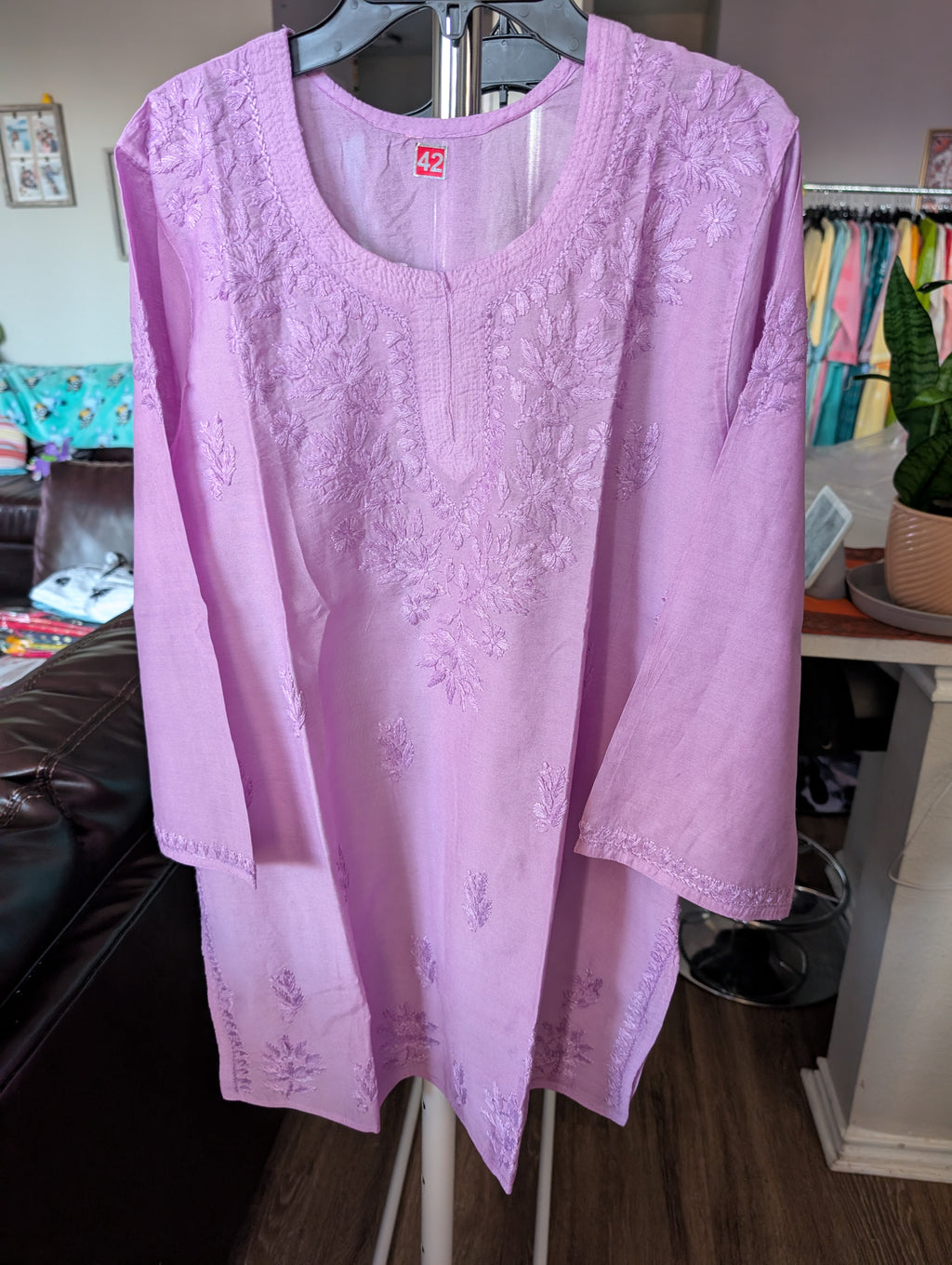 Chanderi Short Top Full Sleeves