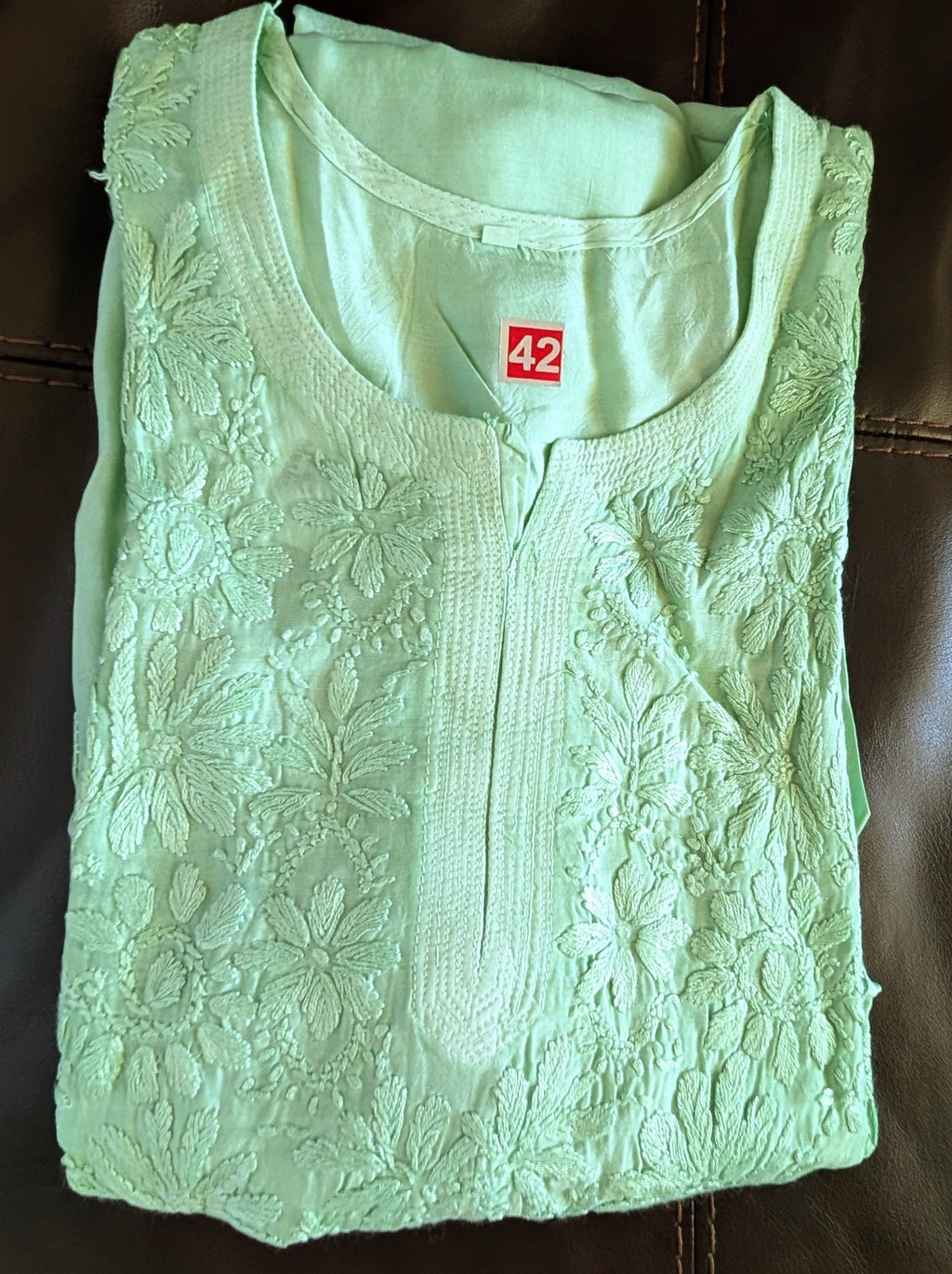 Muslin Chikankari Kurti with Matching Palazzo