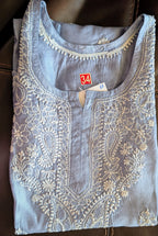 Sleeveless Chanderi Short Top Teen