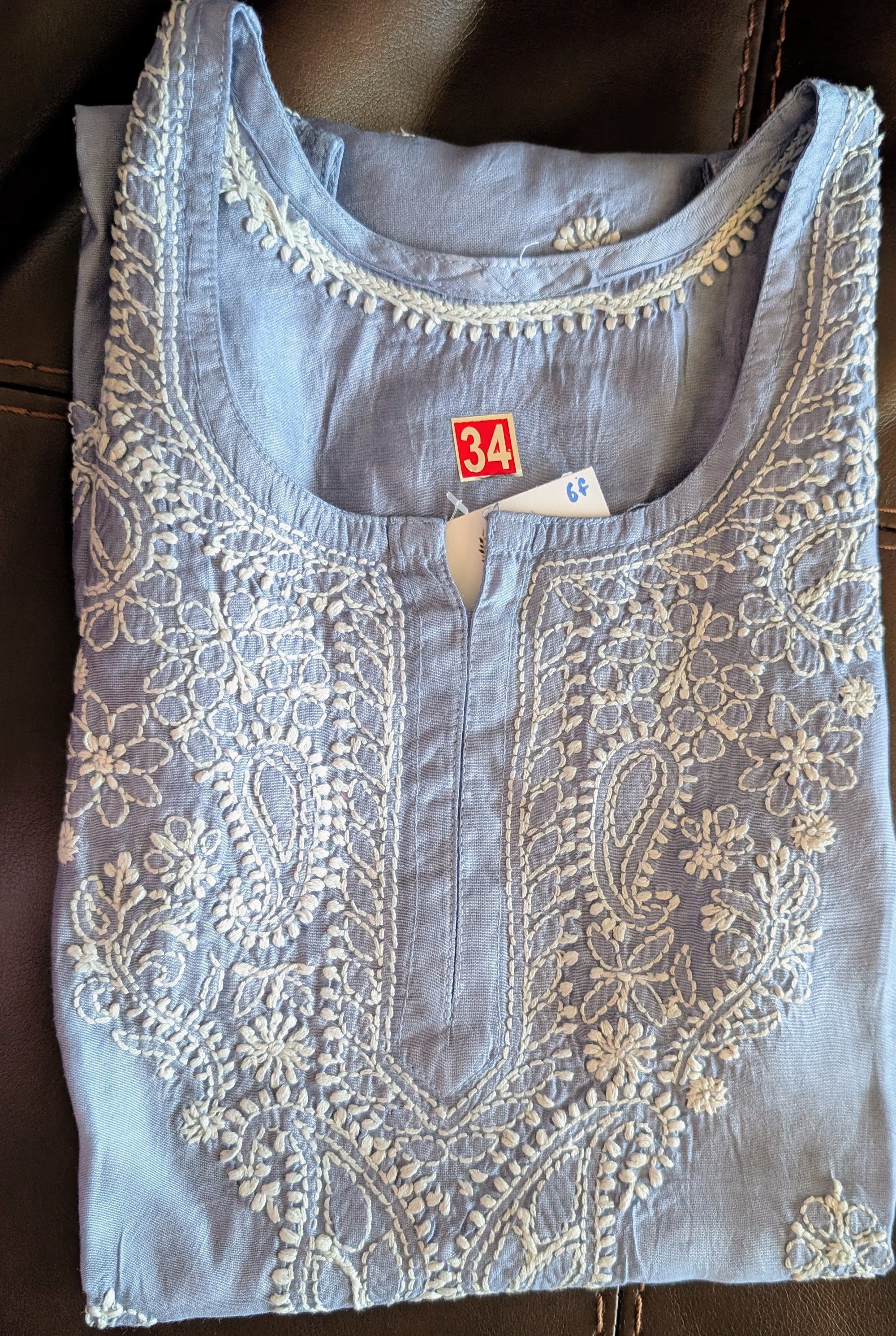 Sleeveless Chanderi Short Top Teen