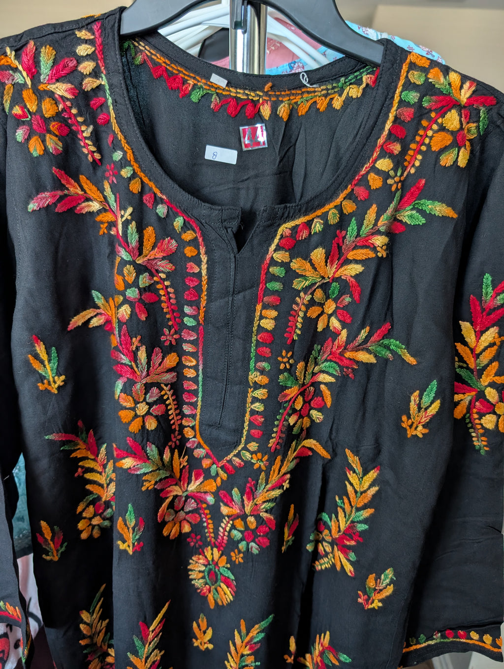 Modal Chikankari Long Kurtis in Vibrant Colors